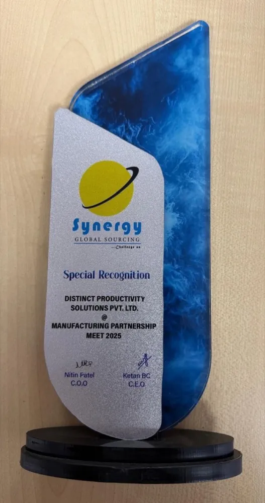 Special Recognition Award from Synergy Global, 2025