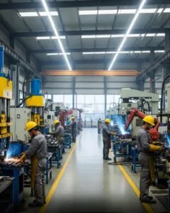 Wide view of the DPS manufacturing floor