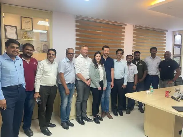 Visit of the purchasing and quality team from DMG MORI Pfronten, Germany — Mr. Stefan Gmeinder, Ms. Marie Theres Hipp, Mr. Fabian Kastenhofer — on 23rd November 2022.