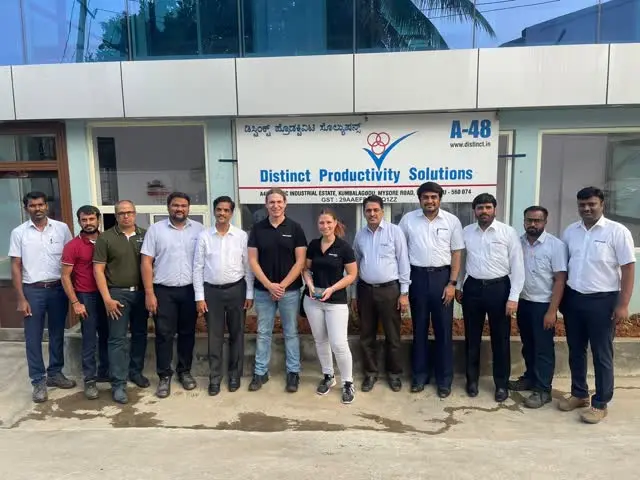 Ms. Romina Hosp, Quality Assurance & Mr. Daniel Zizek, Technical Office, DMG MORI Germany, visiting us in November 2022.
