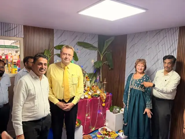 Siemens AG, Germany visit on 14th September 2026 — also performed Ganesh Pooja on the occasion of Ganesha Chaturthi.