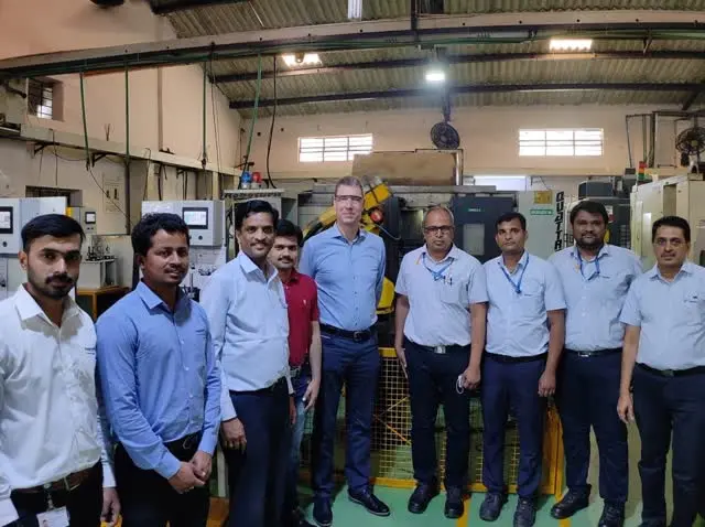 Mr. Tillmann Olsen (DC-MO/P), Financial Director, Bosch Rexroth, Germany, visited DPS on 12th April 2022 with MIVIN colleagues.