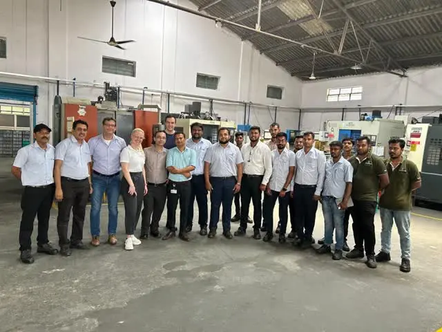 Visit of Mr. Benjamin Stoecklein & Ms. Jessica Bill on 25th April 2023 for bearing bush sourcing discussions.