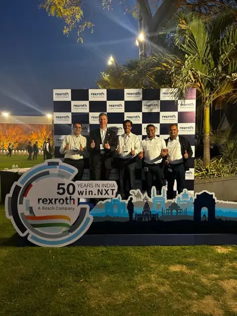 Proud to be invited by Bosch Rexroth India Pvt. Ltd. to the 50 Years in India celebration held on 28th February 2024 in Ahmedabad, India.